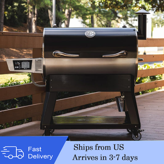 Grill Smoker - Flagship 1100, wood pellet smoker, barbecue pellet smokers, Wi-Fi smart grill, 1100 sq. ft. In. Cooking Space