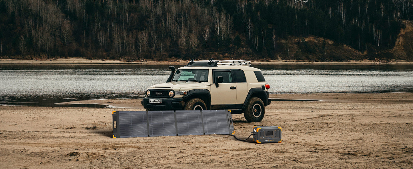 Pecron E300LFP portable power plant with 100 W portable solar panel (included) Pure sine wave 288 Wh 600 W camping solar generator